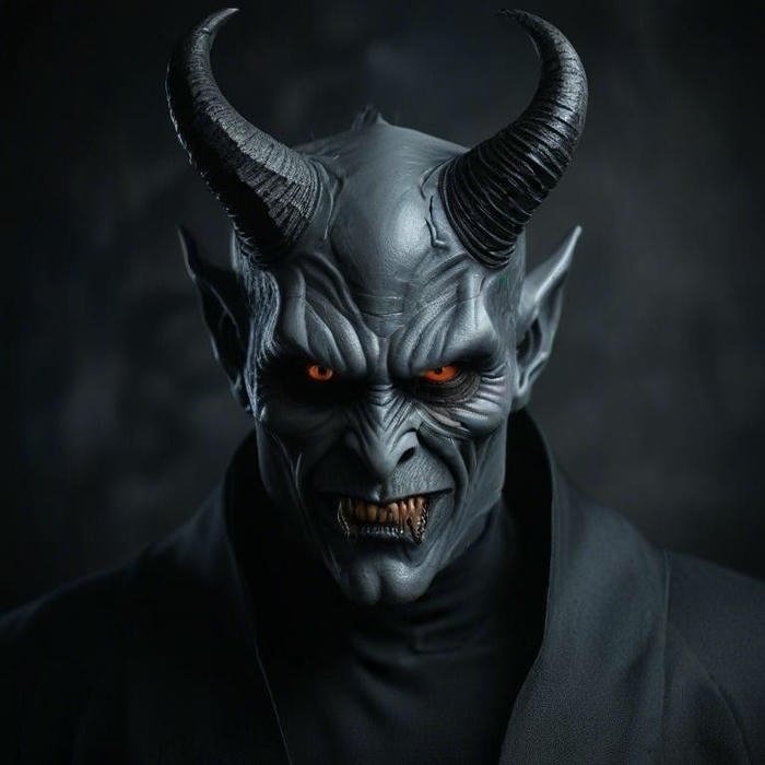 avatar mặt quỷ phong cách siêu ngầu