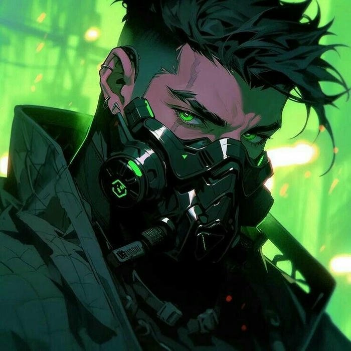 avatar phong cách cyberpunk cool vibe