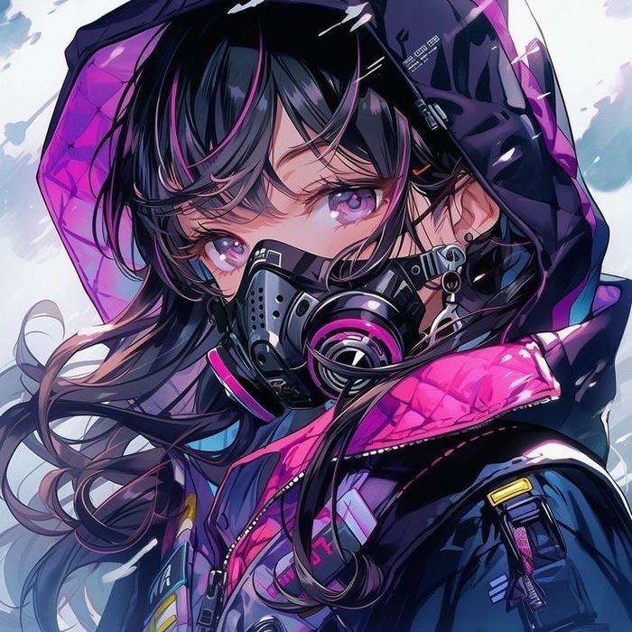 avatar phong cách cyberpunk