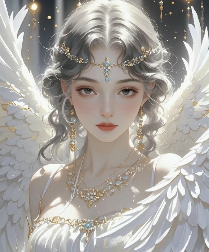 avatar thiên thần ánh sáng ánh bạc