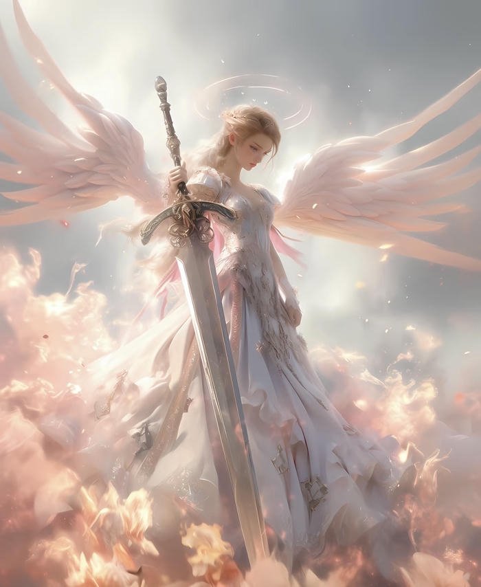 avatar thiên thần ánh sáng dễ thương