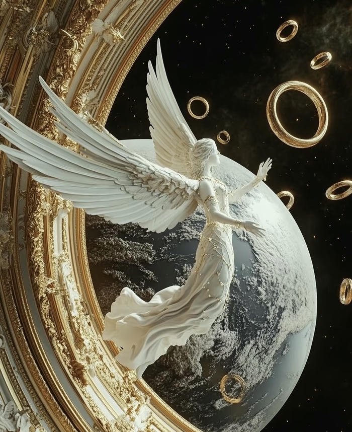 avatar thiên thần ánh sáng dịu êm