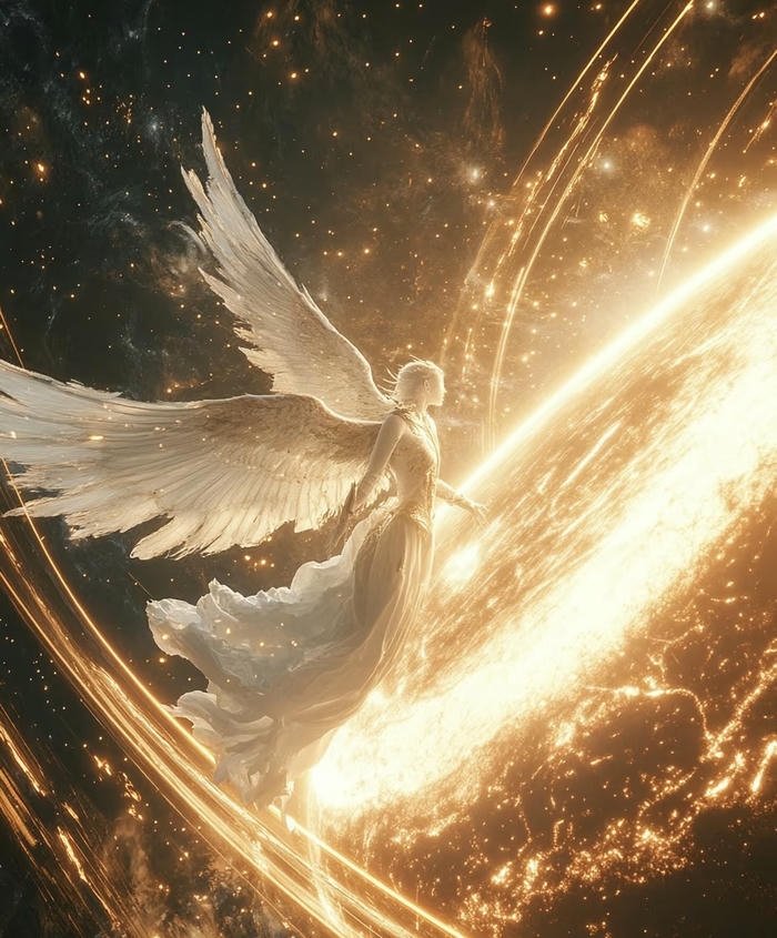 avatar thiên thần ánh sáng dùng TikTok