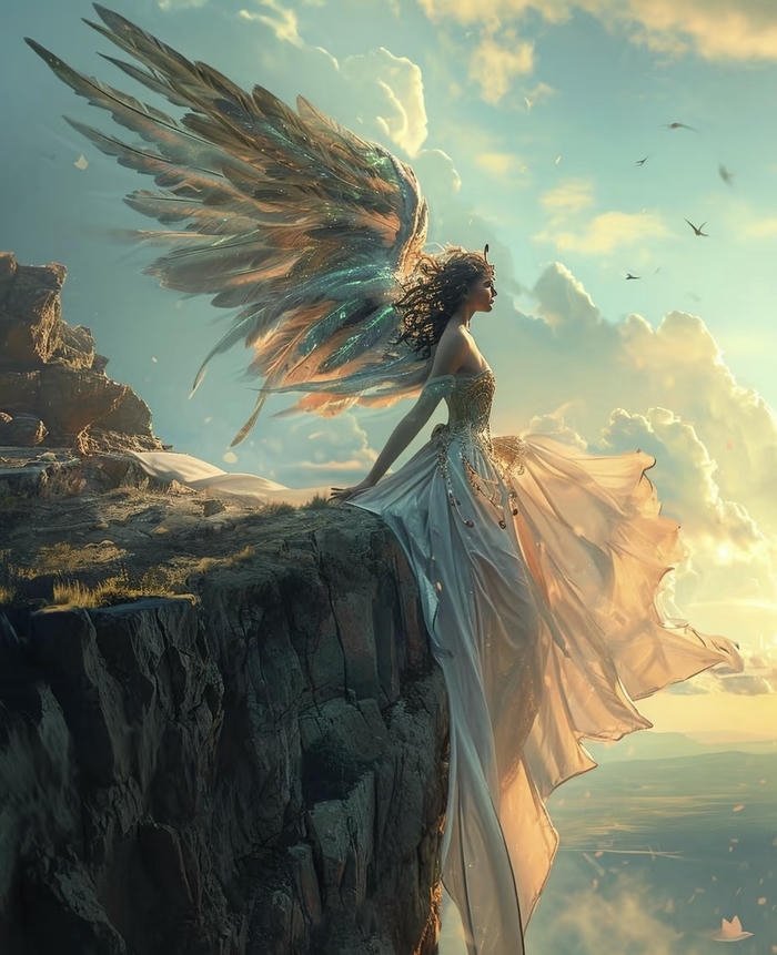 avatar thiên thần ánh sáng nhẹ nhàng