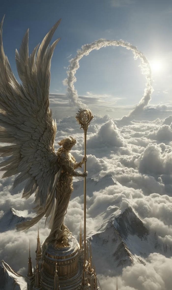 avatar thiên thần ánh sáng phù hợp Zalo