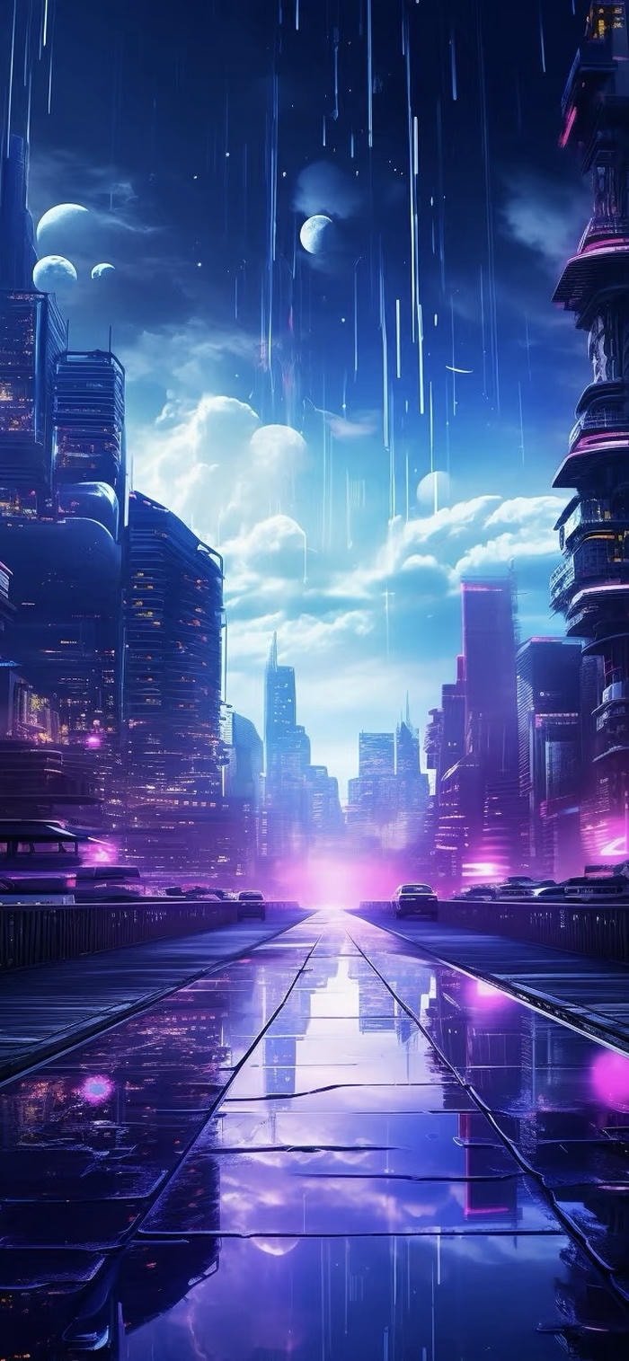 background neon cyberpunk cool