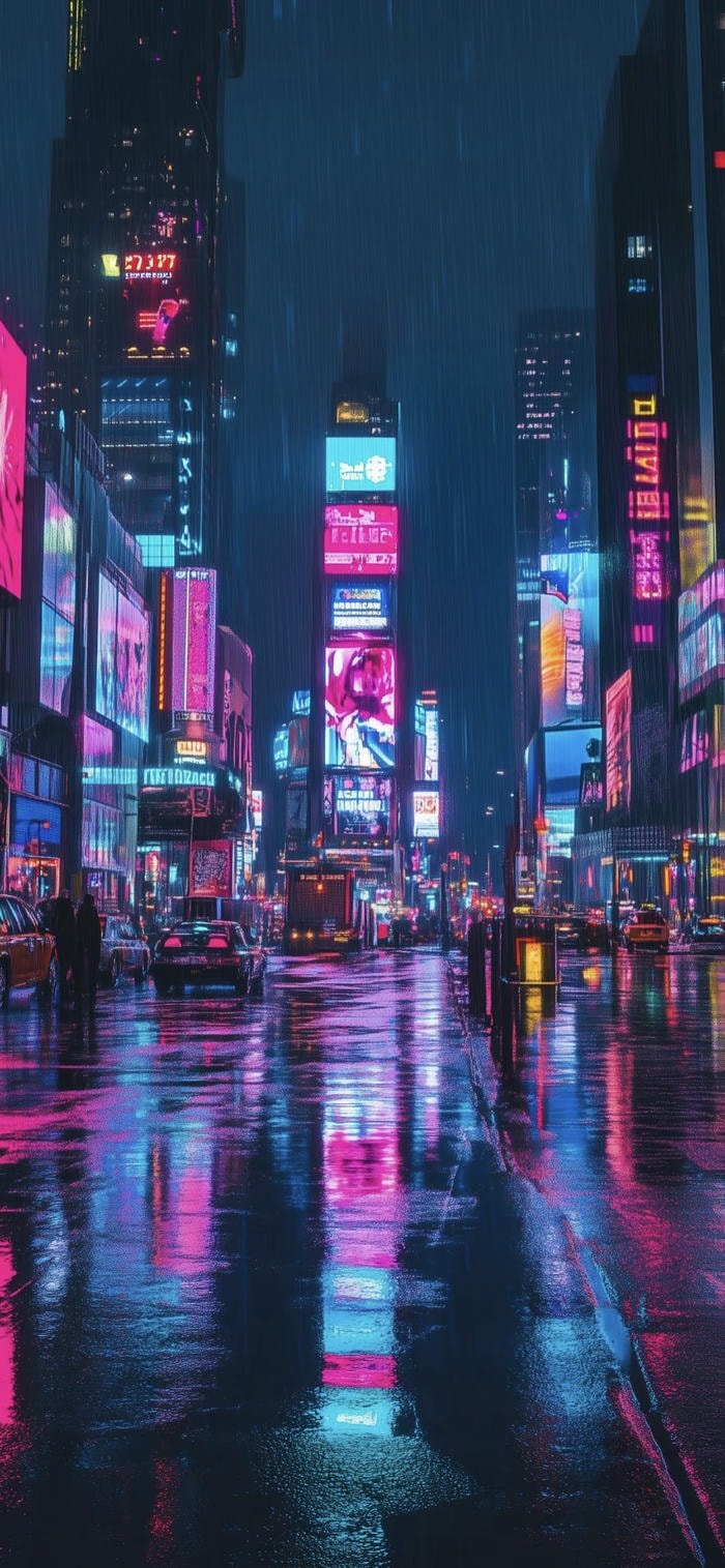 background neon cyberpunk gradient