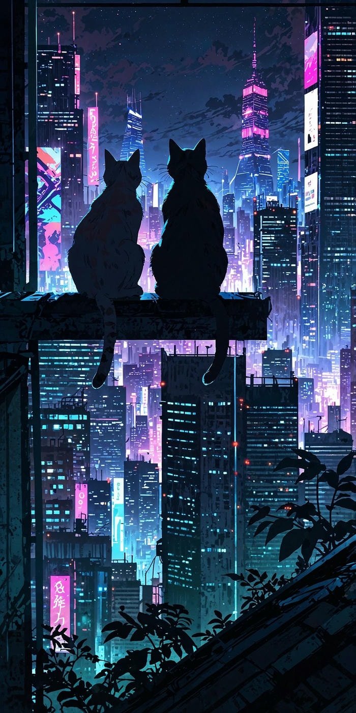 background neon cyberpunk