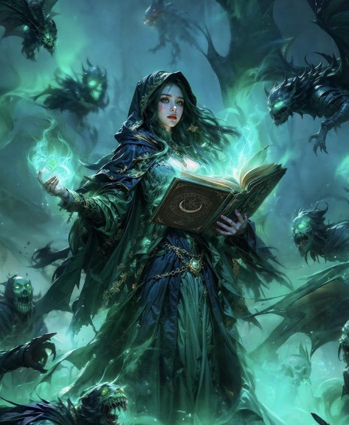 bản phác anime không khí ma quái