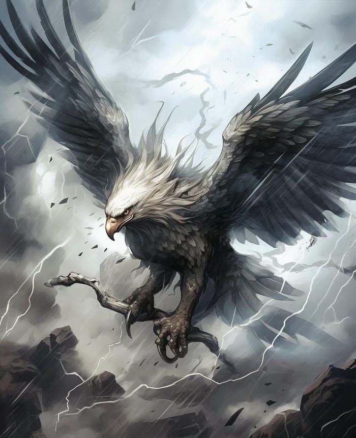 biểu tượng đại bàng nâng vận may