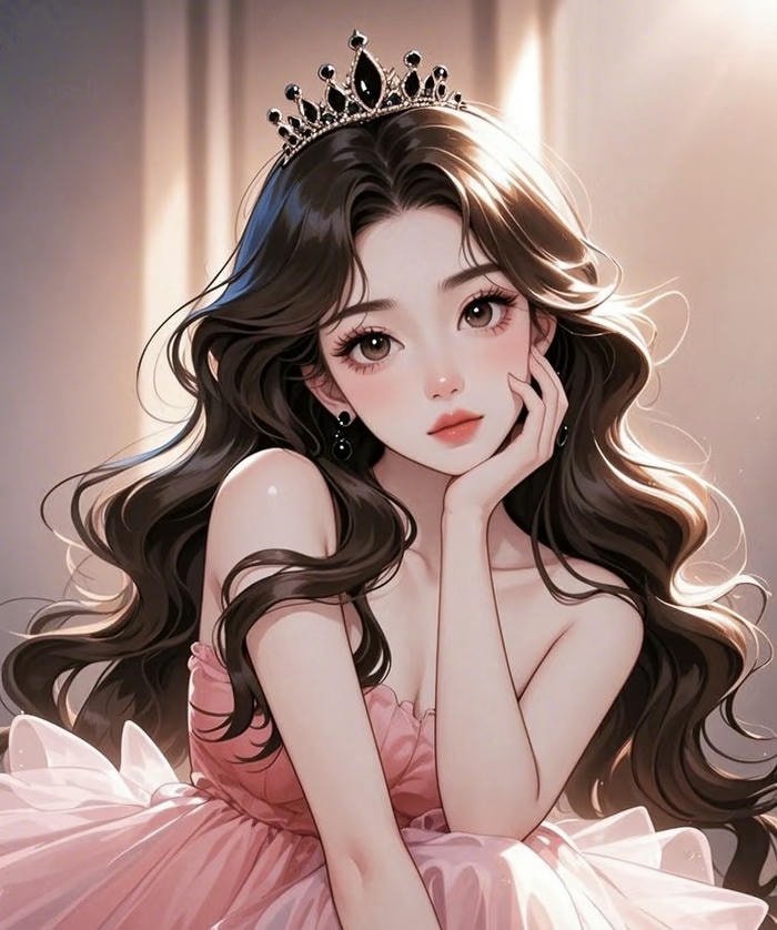 bố cục avatar công chúa