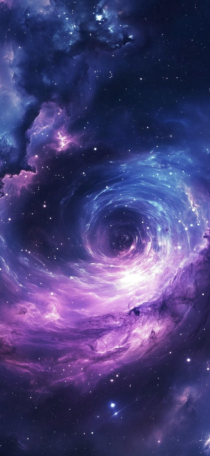 bộ sưu tập hình nền galaxy tím xanh độc đáo