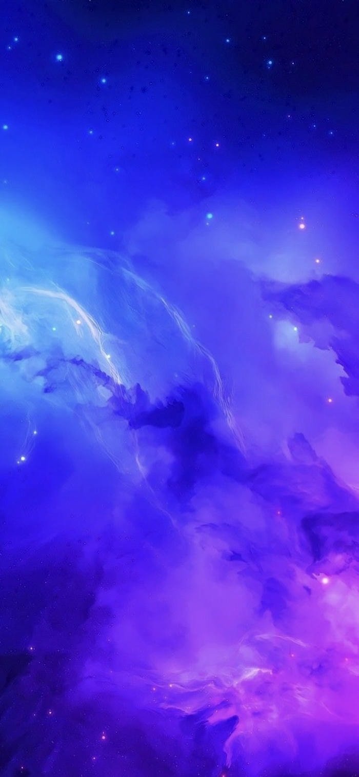 bộ sưu tập hình nền không gian sâu tím xanh