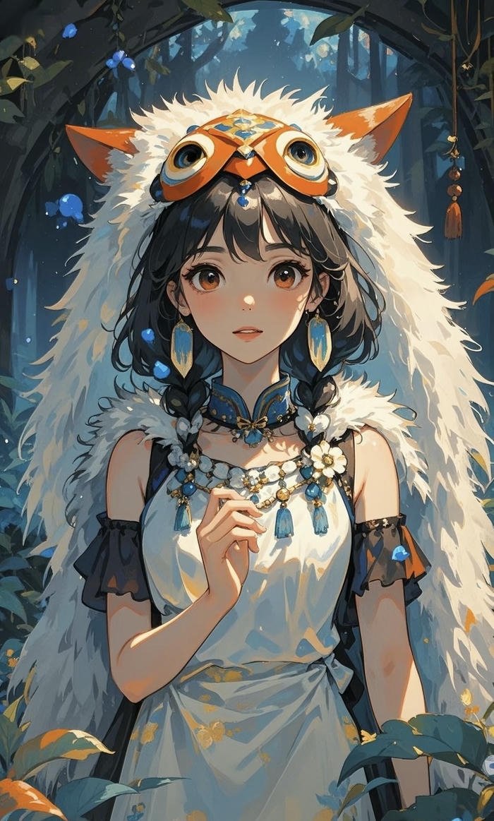 bối cảnh công chúa ma thuật anime