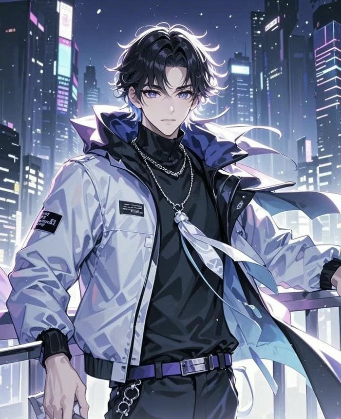 bức ảnh anime nam lạnh lùng ngầu thể hiện nét trưởng thành