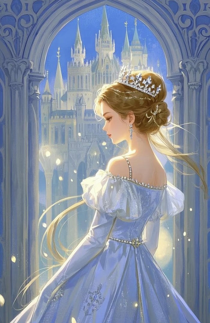 bức vẽ công chúa kỳ phép anime