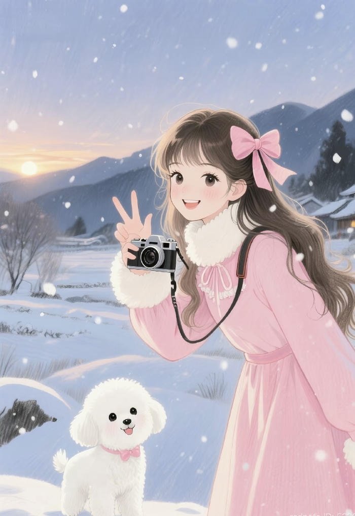 các ảnh anime mùa đông tuyết rơi