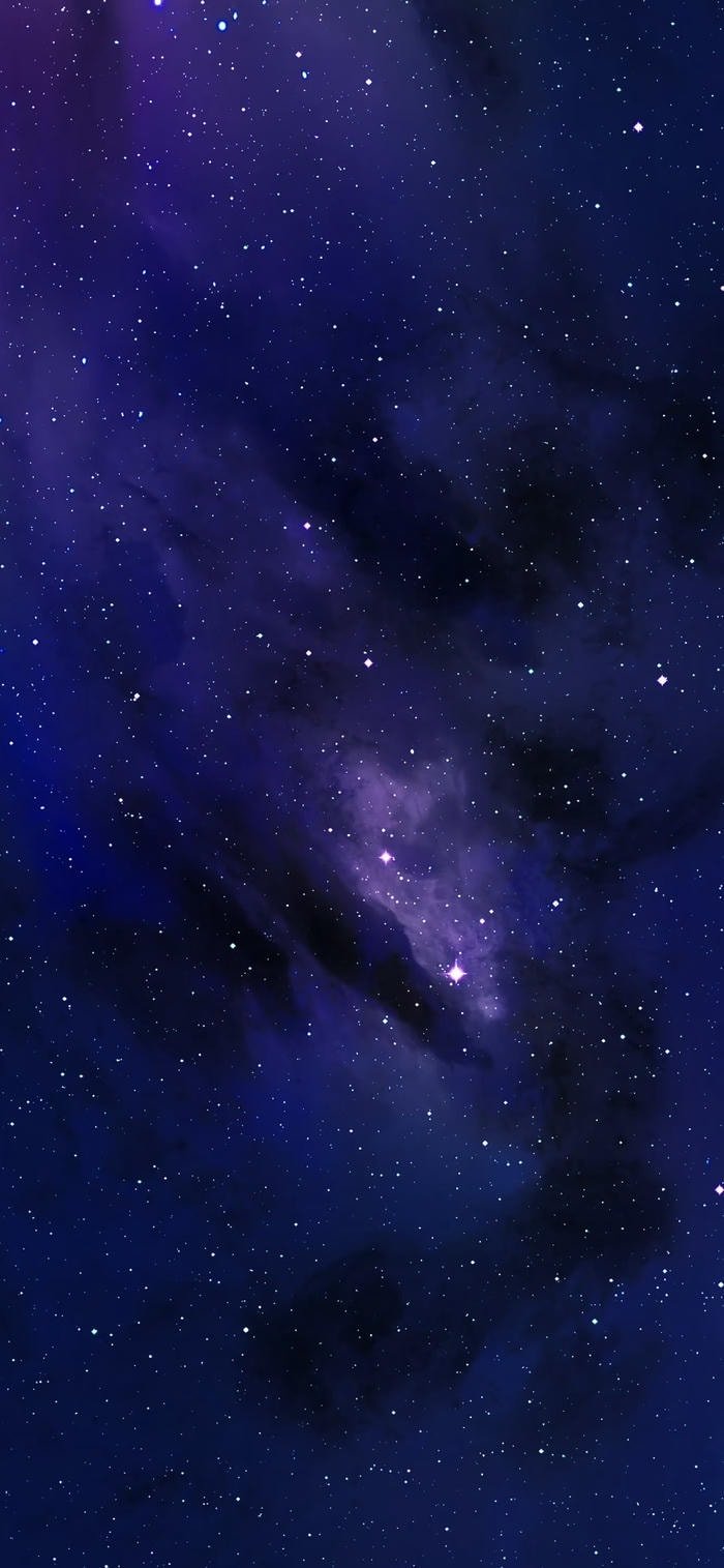 các ảnh nền galaxy tím xanh huyền ảo
