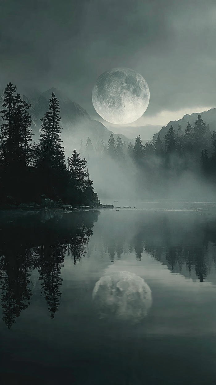 cảnh mặt trăng ma mị