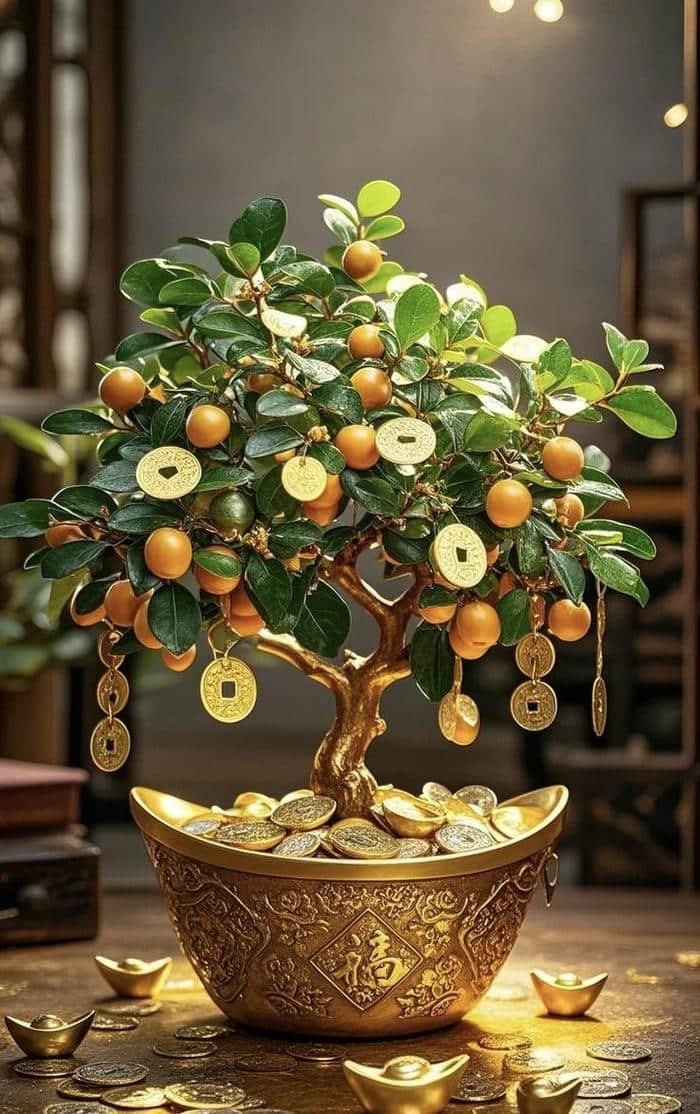 cây phát tài phong thuỷ thịnh vượng