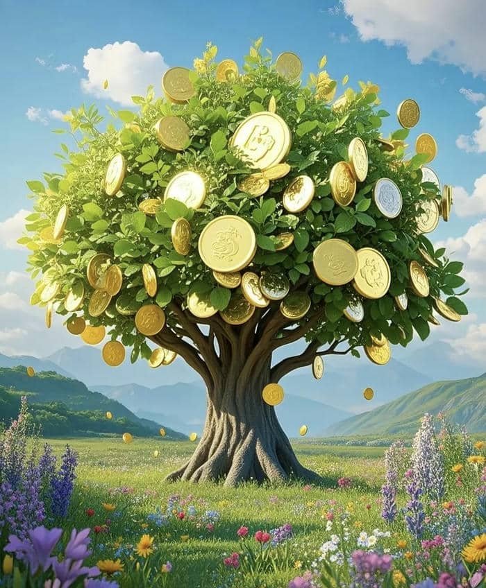 cây phát tài xanh tốt phong thuỷ