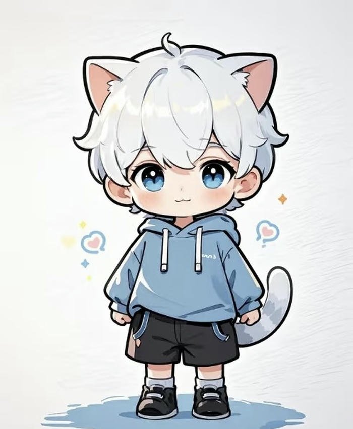 chibi anime nam dễ thương nhí nhảnh