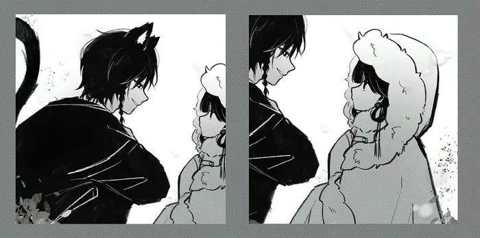 cute anime lovers dp