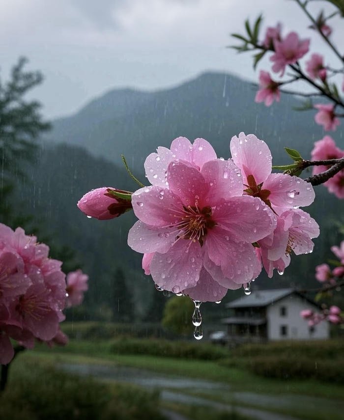 đào nở báo điềm tốt