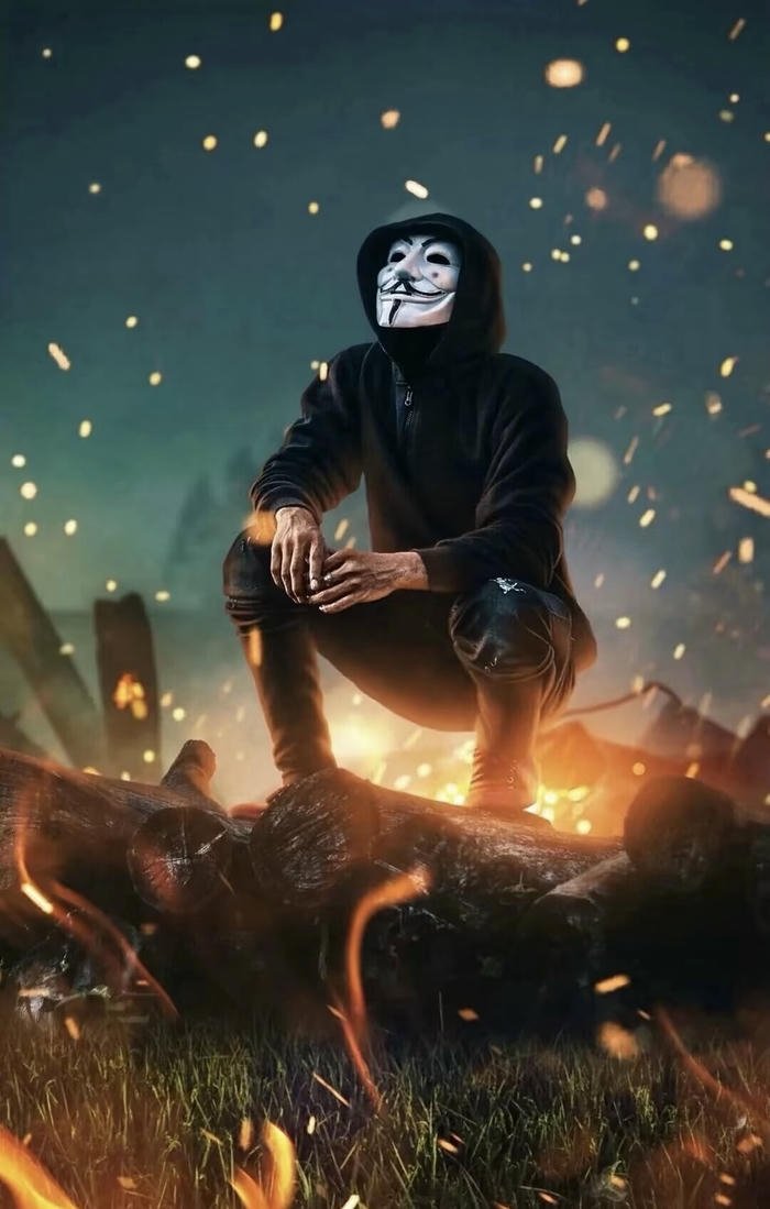 điểm nhấn mặt nạ hacker