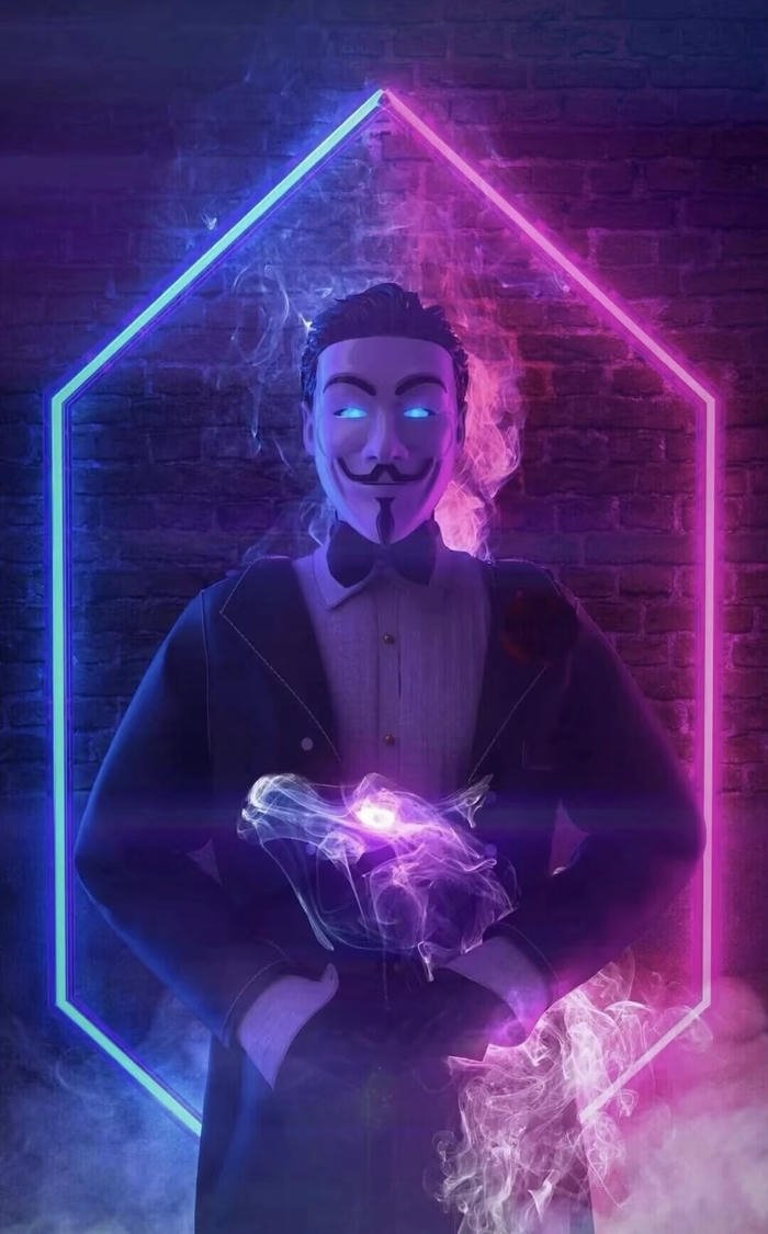 giao diện mặt nạ hacker