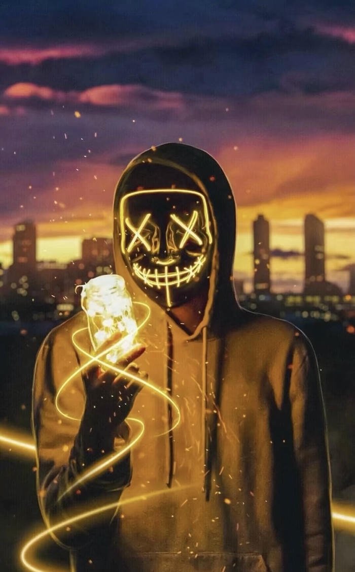 góc chụp mặt nạ hacker