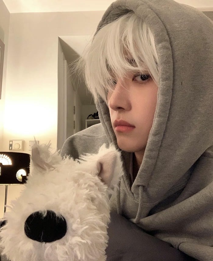 gương mặt lạnh lùng avatar nam tóc trắng