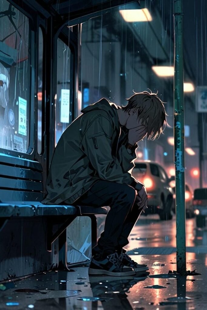 hình ảnh anime dáng vẻ quạnh hiu