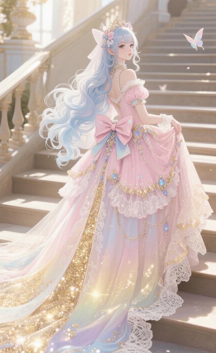 hình ảnh anime phong cách cổ tích lãng mạn