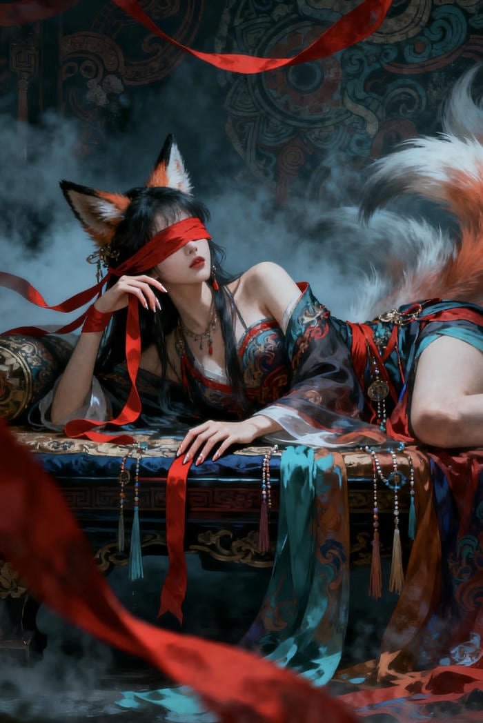 hình ảnh anime phong cách huyền bí đáng sợ