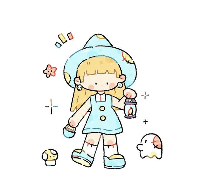 hình ảnh anime phù thủy dễ thương mang bí ẩn