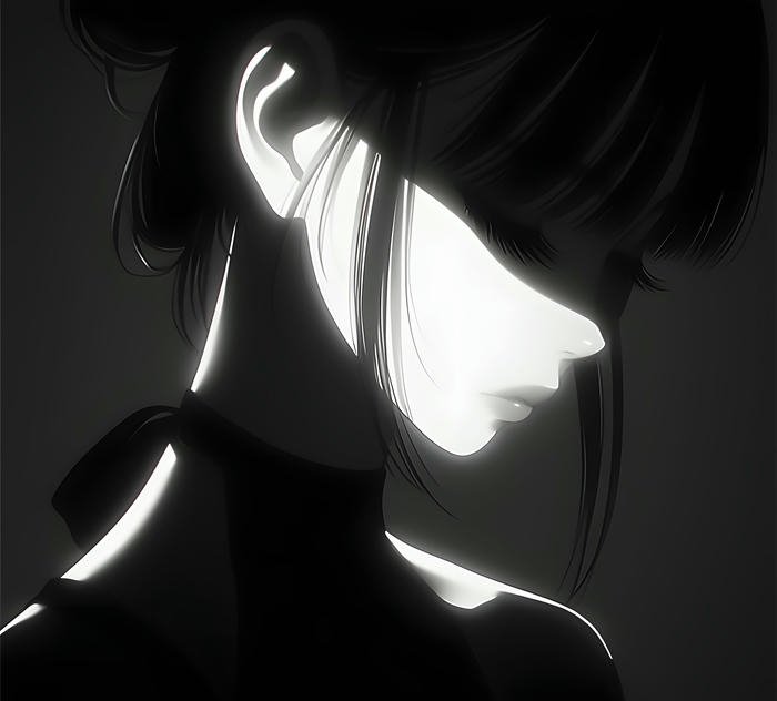 hình ảnh anime style dark mỹ thuật số