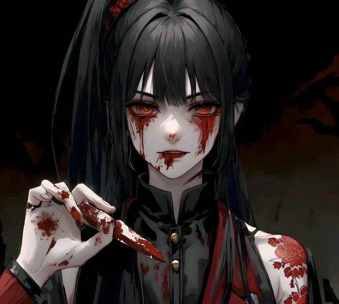 hình ảnh anime style dark tông lạnh