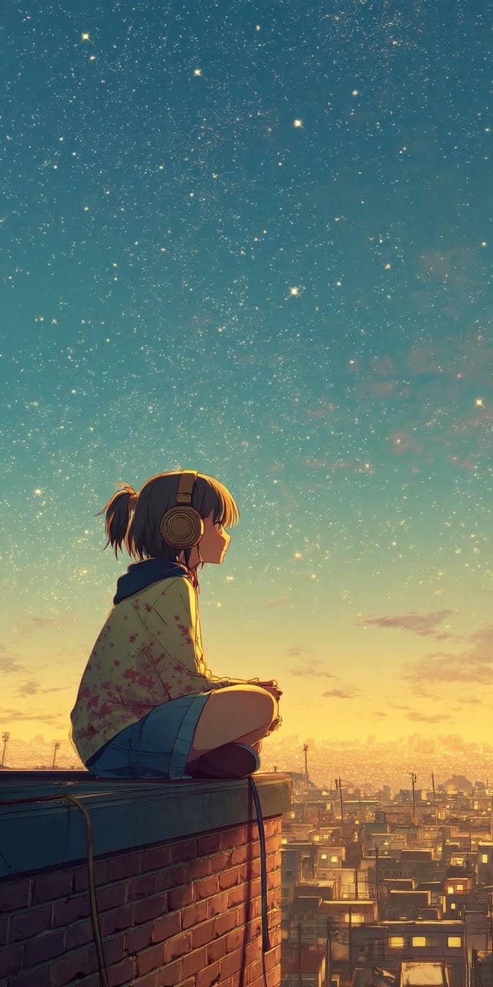 hình ảnh anime thần sắc cô đơn trống rỗng