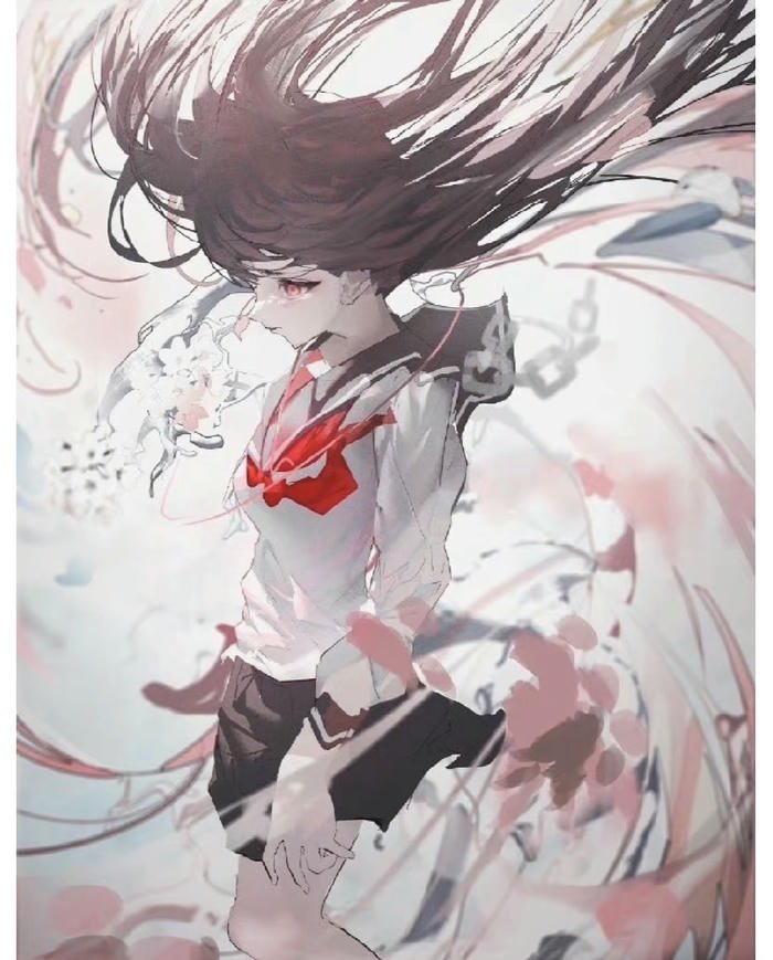 hình ảnh anime tông màu trầm phong cách trầm