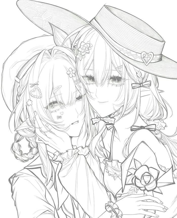 hình ảnh anime vẽ tay dễ nhìn