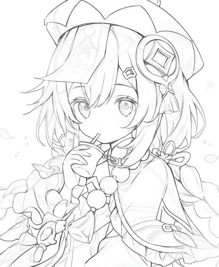 hình ảnh anime vẽ tay đẹp dịu