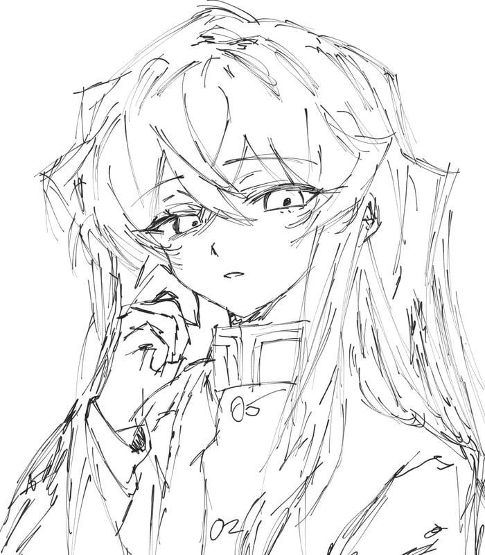 hình ảnh anime vẽ tay đẹp mơ màng