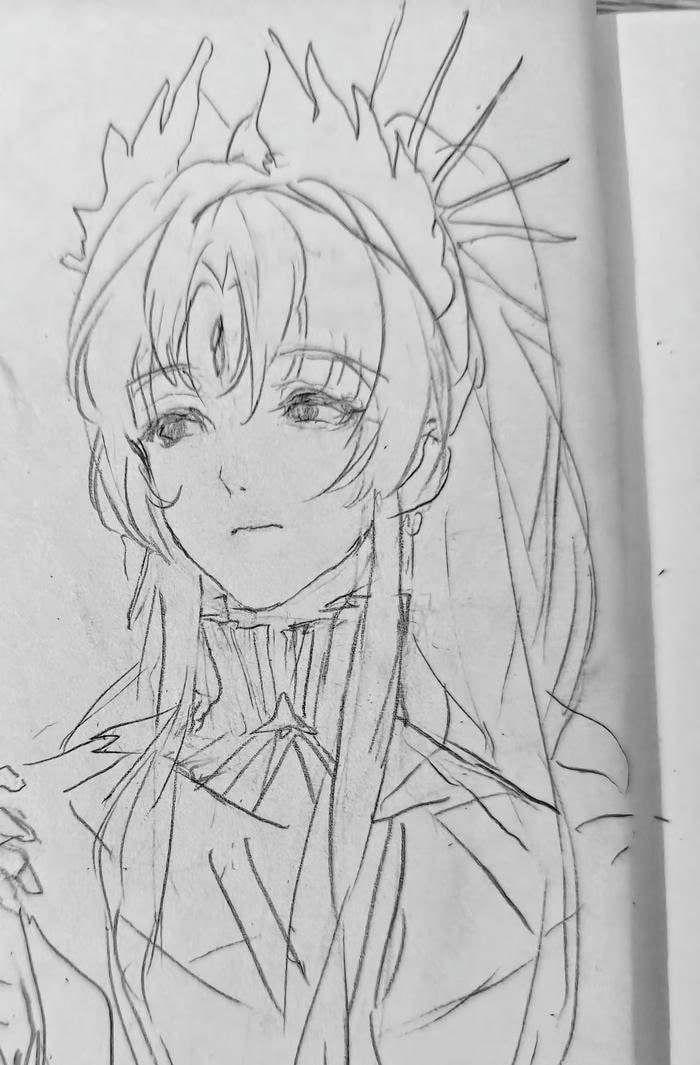 hình ảnh anime vẽ tay đẹp mộc mạc