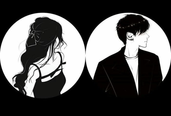 hình ảnh đôi che mặt cute