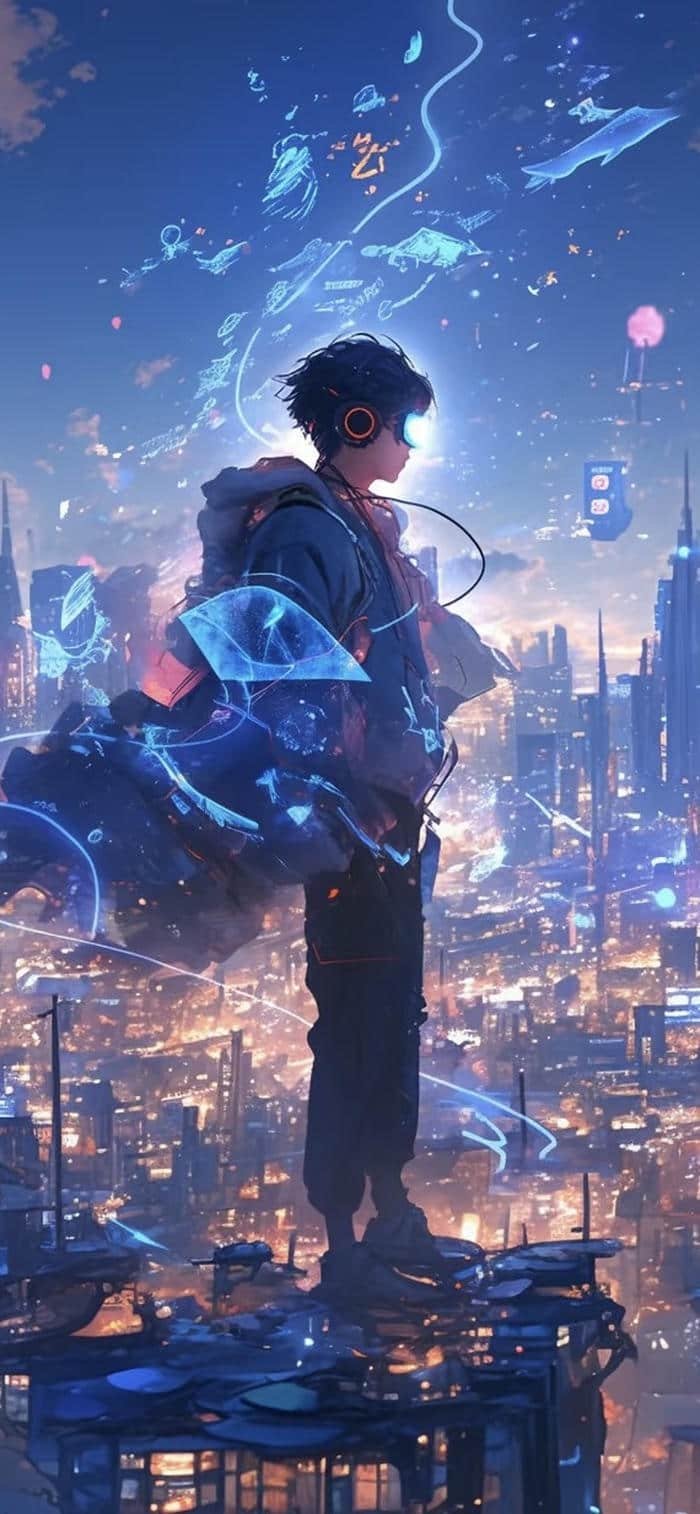 hình ảnh nền anime chất phong cách cool