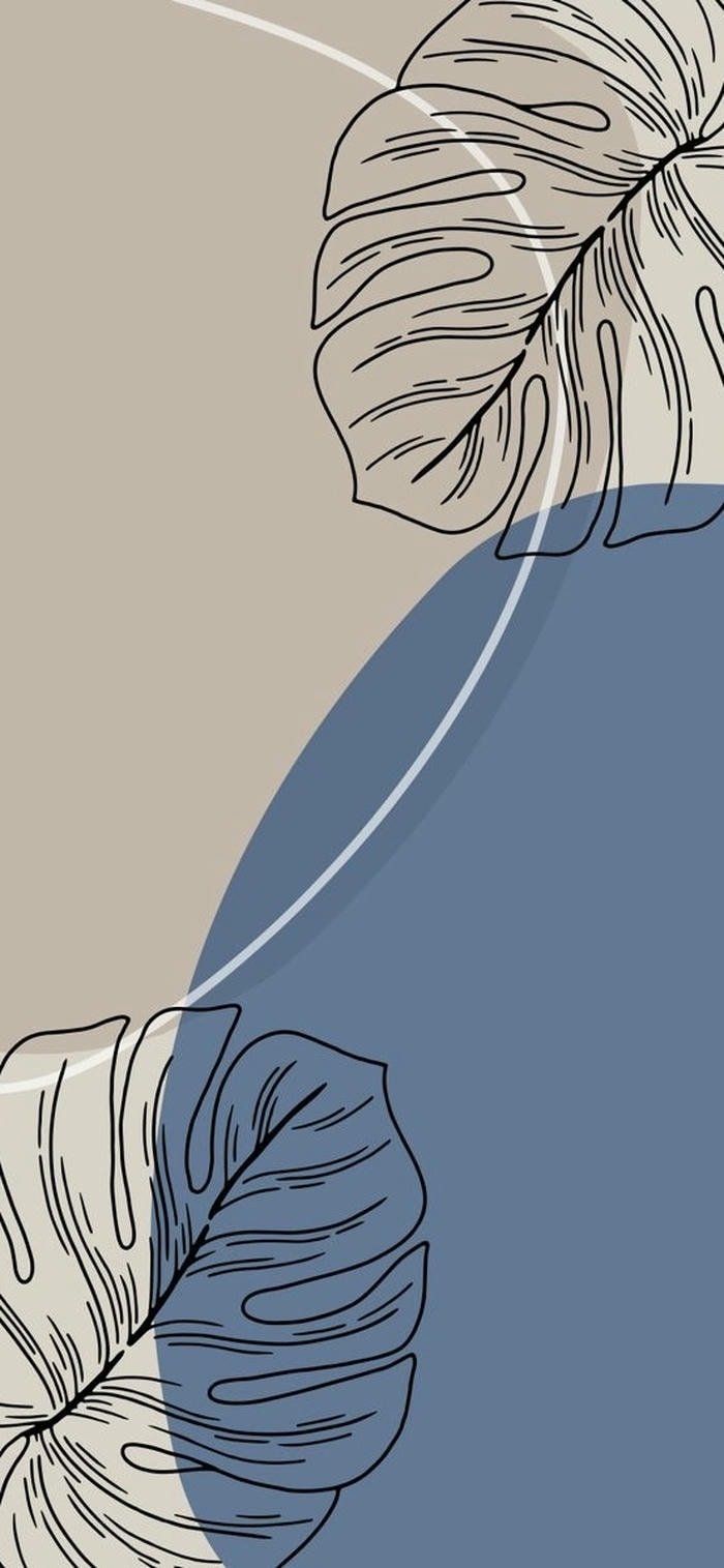 hình ảnh nền boho art tối giản