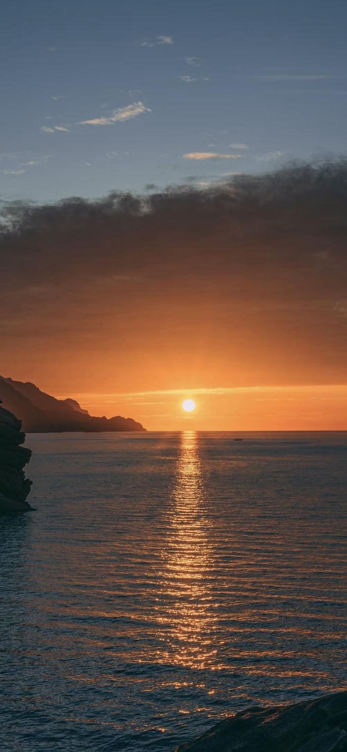 hình ảnh nền mặt trời mọc đường chân biển