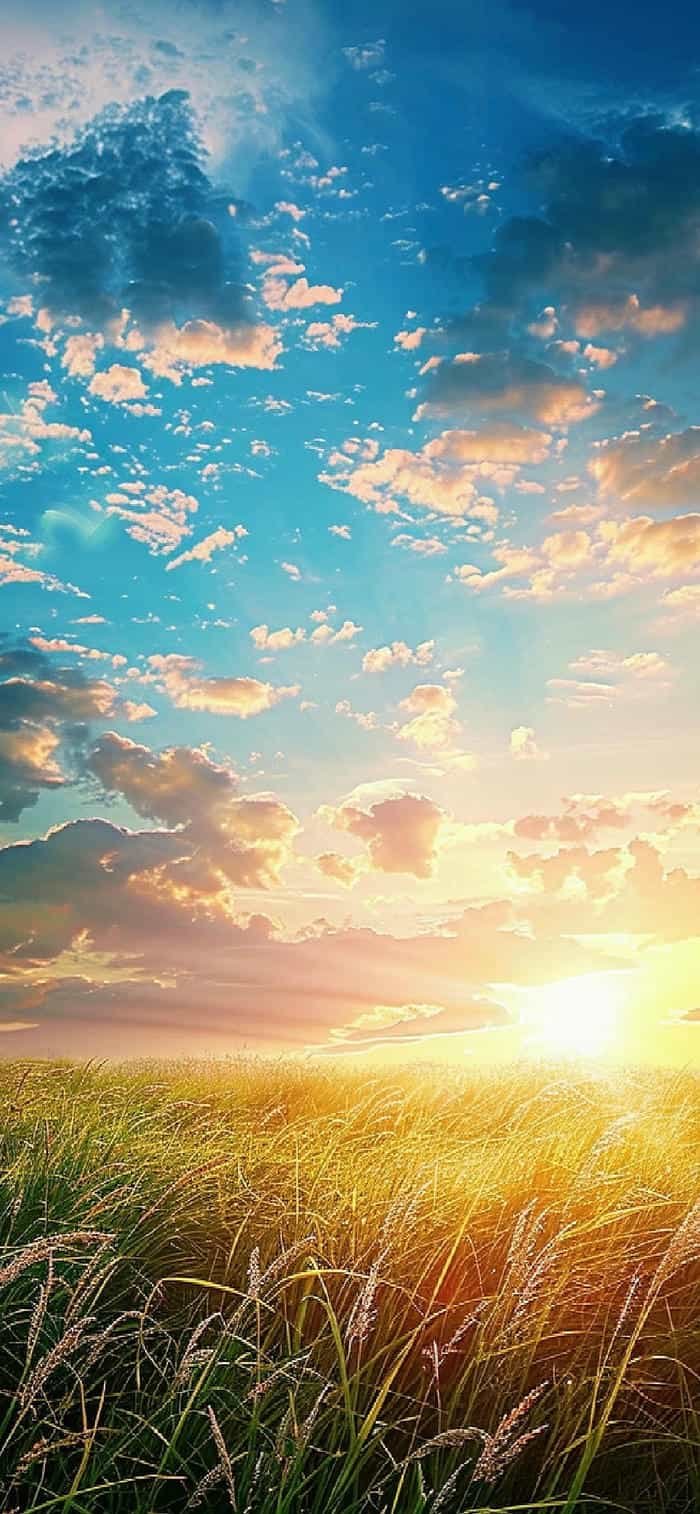 hình ảnh nền mặt trời mọc gam sáng ấm