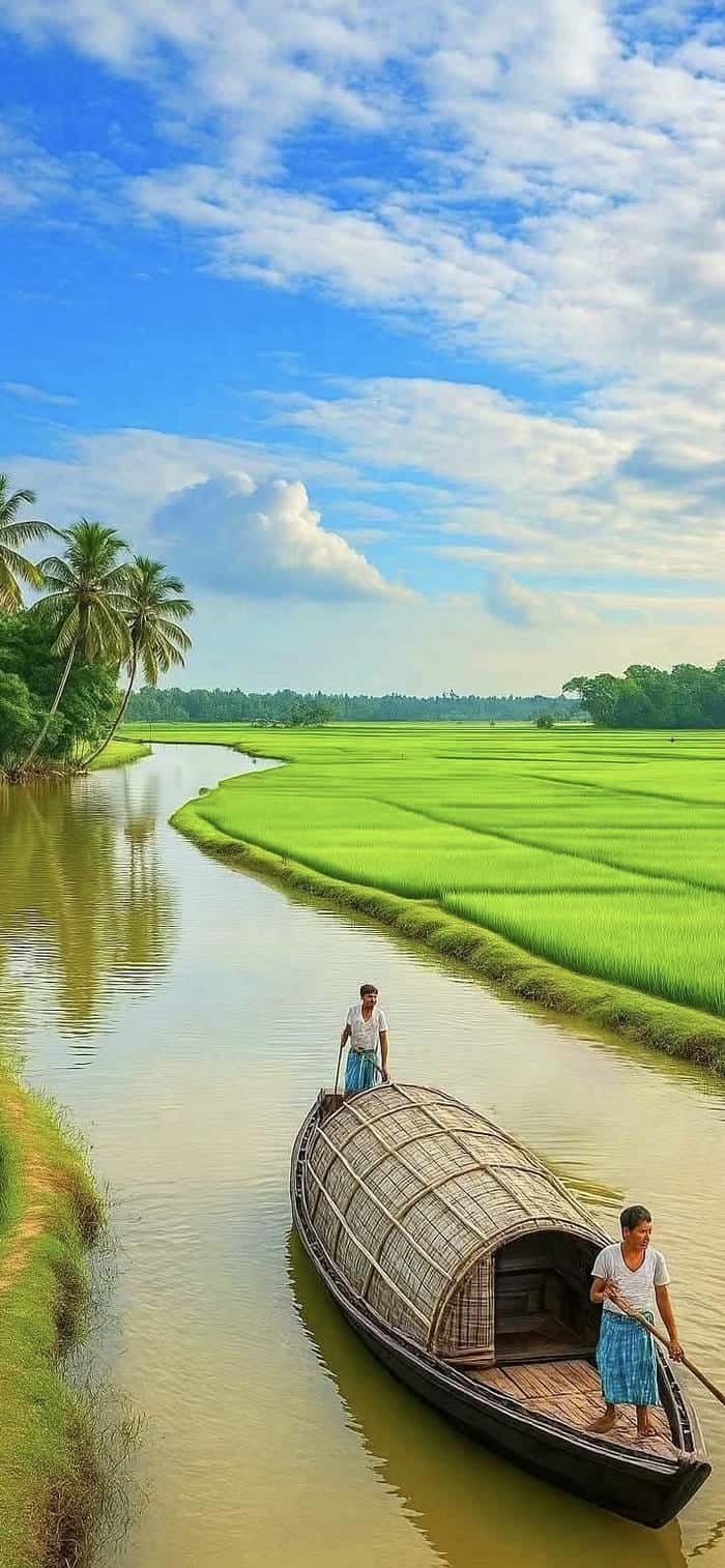 hình ảnh nền phong cảnh đồng quê đẹp tự nhiên